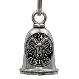 Milwaukee Leather Good Luck Bells for Motorcycles w/Key Ring-Key Chain Accessory for...