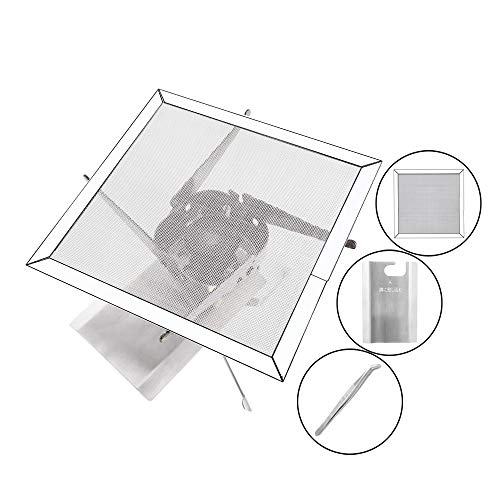 Perfectgoing バーナーパッド 遮熱板 イワタニ ジュニアトバーナー cb-jcb 用 セット 五徳 ステンレス 特殊耐熱網 耐高温 安全保護 カセットボンベ用防熱板