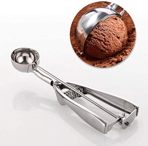 hanmir Ice Cream Scoop, Cookie Scoop Set, 3 Pcs Stainless Steel Ice Cream Scoop Trigger - Thumbnail 7