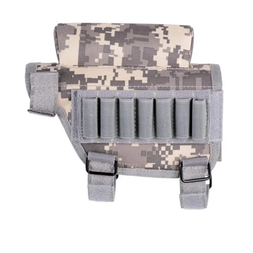 Culata For Rifle, Almohadilla Elevadora For Reposa Mejillas, Bolsa De Carcasa, Accesorios De Caza, Stock De Rifle, Soporte For Cartuchos De Munición, Bolsa De Transporte(ACU)