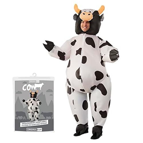 AirSuit® Vaca camello inflable | Traje peculiar| Tamaño adulto | Poliéster Cómodo | Resistente | Sistema de inflación incluido | OriginalCup®