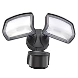 Good Earth Lighting Downfire Two Head Motion Security and Area Flood Light - Day Light White LED - 5