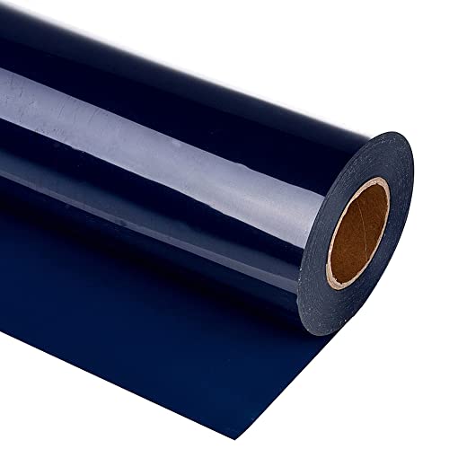 guangyintong Heat Transfer Vinyl Navy Blue HTV Rolls, 12