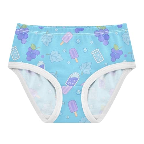 Girls' Underwear Grape Toddle Brief Panties 2-8 Years 20300709