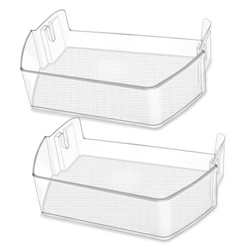 Image of [2 Pack] UPGRADED MAN64628601 Refrigerator Door Shelf Bin Compatible with LG Refrigerator Door Shelf Replacement Parts LG LRFCS25D3S LRFXS2503S LRFCS2503S Door Shelf Fridge Door Shelf Door Basket