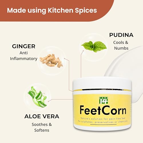 Image of FeetCorn Gel| Relieves Corn Pain, Reduces Inflammation, Hydrates & Promotes Foot Health| 100% Herbal| (100gms)