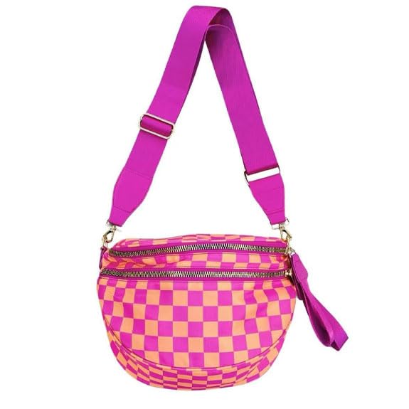 Elysir Crossbody Bag for Women, Double Pockets with Large Capacity, Adjustable Shoulder Strap, Waterproof