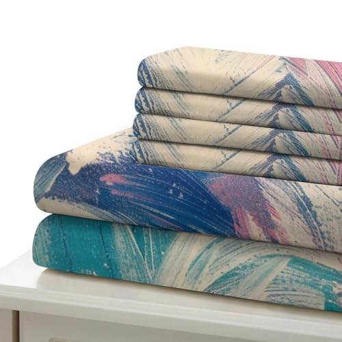 Parure de lit 3 pièces 260x220 avec fermeture éclair pour chambre lit double