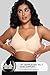 OEAK Women Comfortable Jelly Bras No Underwire Seamless Full Coverage Bralette Buttery Soft Convertible Everyday Tshirt Bra Nude Small
