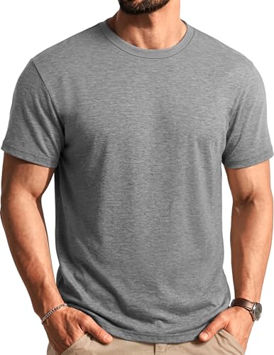 COOFANDY Men's T Shirts Short Sleeve Soft Crew Neck Casual Basic Tee Shirts