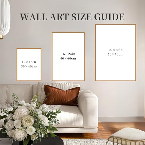 SERIMINO Nature Landscape Canvas Wall Art for Living Room, Forest Mountain Canvas Prints Paintings, Blue Modern Farmhouse Wall Decor for Bedroom Bathroom Set of 3, 20"X28"