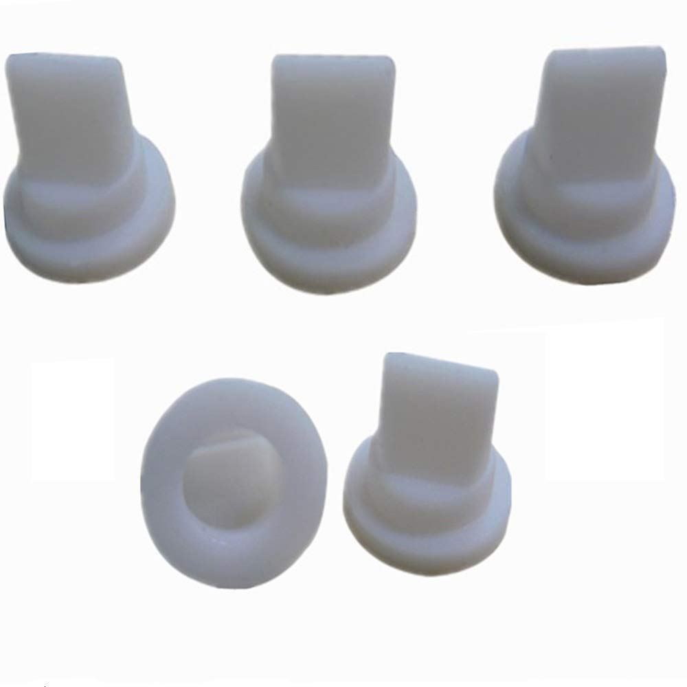 10 Pieces White Silicone Duckbill Valve One-Way Check Valve 7.45 x 4.2 x 7.2 MM for Liquid and Gas Backflow Prevent