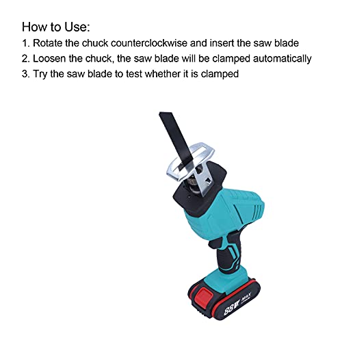 Conjunto de lâminas de serra sabre portátil com design de ventilação ampliada Conjunto de ferramenta