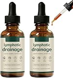 2026 - Gocce di drenaggio linfatico, gocce per il benessere della linforia, supporto del sistema linfatico, rapido ed efficace, miscele di erbe naturali, adatte per donne e uomini (2 pezzi)