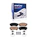 Detroit Axle - Brake Kit for Ford Fusion Lincoln MKZ Zephyr Mazda 6 Mercury Milan Drilled & Slotted Disc Brake Rotors Ceramic Brakes Pads Front and Rear Replacement : 11.02