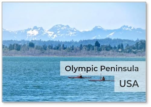 Photomagnet Sea Kayaks in Water Fridge Magnet