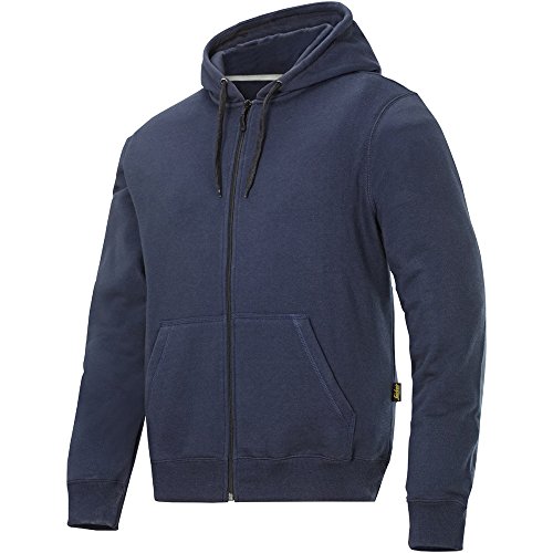 Image of Snickers 28019500007 Size X-Large Zip Hoodie - Navy Blue