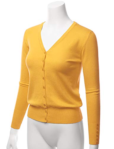 Image of LALABEE Women's V-Neck Long Sleeve Button Down Sweater Cardigan Soft Knit(S-XXL)