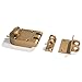 Heavy Duty Jimmy Proof Deadbolt Door Lock, Brass, Single Cylinder with Key Entry