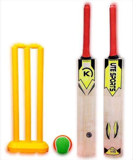 Kids Zone Popular Willow Cricket Bat with Wicket Set & 1 Tennis Ball for Kids (Size 3, Age 6-10 Year Old Kids) (B0CCMKQ2DD) Amazon Price History, Amazon Price Tracker