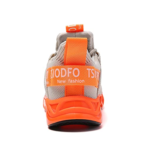 Tsiodfo Slip On Sneakers For Women Casual Sport Running Shoes Athletic Train Tennis Walking Shoes Ladies Gym Workout Jogging Fashion Sneaker Beige Size 9.5 #TOP6