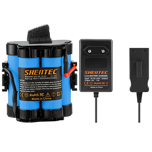 Shentec 18V 3000mAh Compatible con Gardena R80Li R75Li R70Li R50Li R45Li R40Li R38Li 105 305 308 308x Husqvarna Cortacésped Automático 105