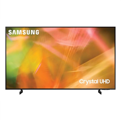 Samsung 4K UHD 2021 43AU8005- Smart TV de 43" con Resolución Crystal UHD, Procesador Crystal UHD, HDR10+, Motion Xcelerator, Contrast Enhancer y Alexa Integrada