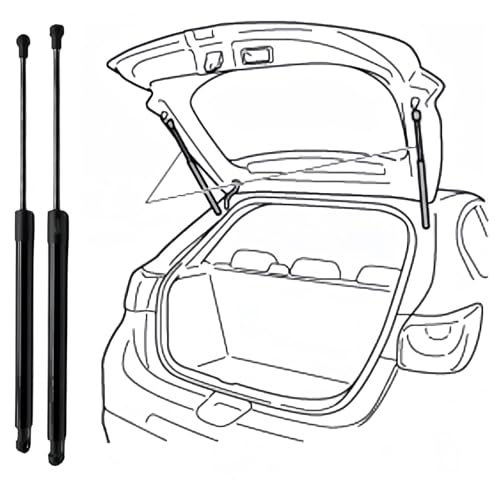 Elevación Puntal para Renault Megane IV Hatchback (B9A/M/N) 2016-2020(OEM:941218)-50cm, Resorte de Gas Amortiguador Maletero para Portón Trasero