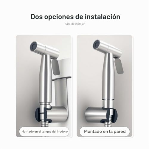 Bidet de mano para lavar pañales de tela y ducha de pulverización para el baño 6