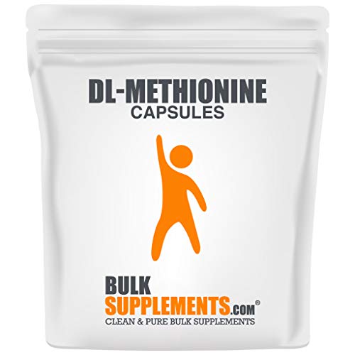 BulkSupplements.com DL-Methionine - Choline Supplements - Anti Oxidant Joint Compound - Post Cycle Supplements (300 Gelatin Capsules - 150 Servings)