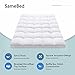 SameBed Mattress Topper Queen,Extra Thick Mattress Pad Cover for Back Pain,Cooling Mattress Protector with 8-21 Inch Deep Pocket,Overfilled Down Alternative Filling