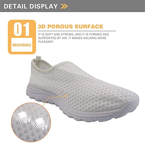 Biyejit Pink Floral Butterfly Women's Quick Dry Water Shoes Summer Lightweight Breathable Slip On Tennis Shoes Outdoor Sports Work Flats Sneakers #TOP2