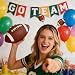 Mokesova Football Headband for Women - Football Design Headbands - Footballs Accessories Design Sports Headband for Footballs Themed Party Decorations Supplies