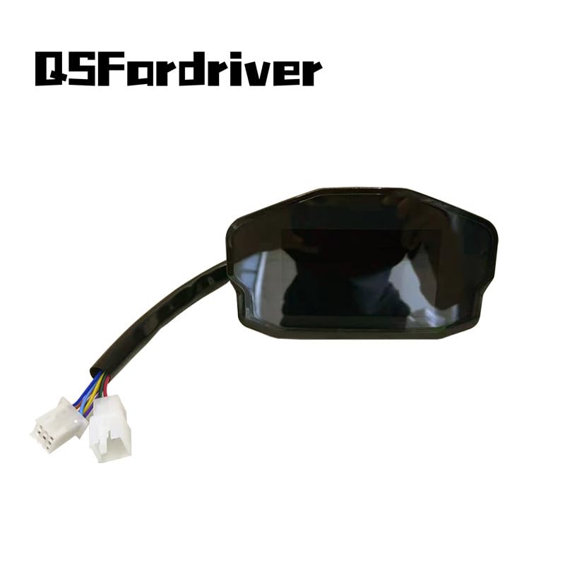 Electric Scooter Moped Adjustable 061-LIN CAN Bus Communication DKD Speedometer 48V-84V LCD Instrument Speed Display for VOTOL Controller and Fardriver Controller