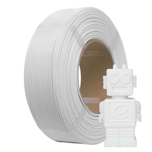 Image of eSUN PLA Basic Refilament 1.75mm, 3D Printer Refill High Speed PLA for Fast Printing, 1KG Spoolless 3D Printing Filament for High Speed 3D Printers, White