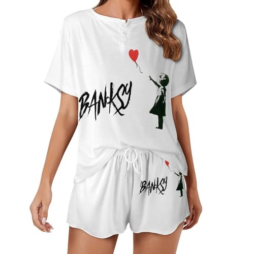 [DOFEMA] oNV[ ̎q ԂD Banksy fB[X pW}  ㉺Zbg TVc V[gpc 2_Zbg Q z[EFA   [EGA QԒ lC ɗD _炩  K  S-2XL