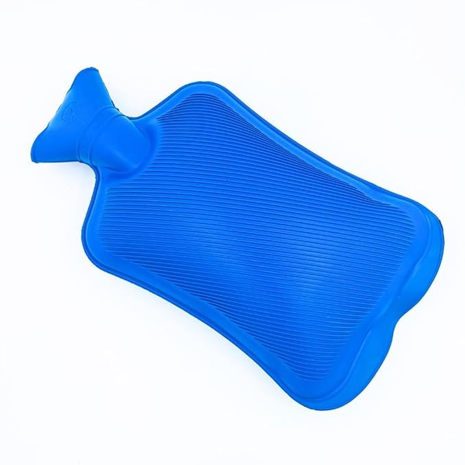 Korvyn Rubber Hot Water Bag 1000 Ml Hot Water Bottle For Pain Relief Heating Pad For Back Pain Menstrual Cramps Joint Pain Therapy With Leakproof Design