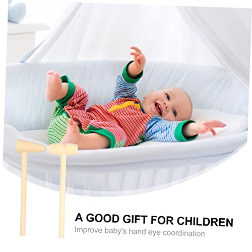 UPKOCH 15 Peças Mini Martelo De Brinquedo De Banco Martelo Mini Brinquedos De Madeira De Chocolate A