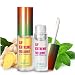 2Pcs Lip Plumper Gloss Kit, Ginger Mint Lip Serum Plumping Lip Balm Makeup Moisturizes Plump Volume Eliminate Dryness Wrinkles Lipstick Treatment, Day & Night Lip Plumper Kit