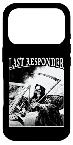 Funny Grim Reaper Last Responder Vintage Dad Goth Graphic スマホケース iPhone 17 Pro 用