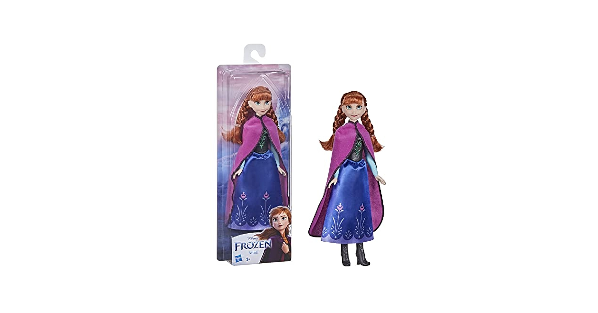Amazon.com: Disney Frozen Shimmer Anna Fashion Doll, Skirt