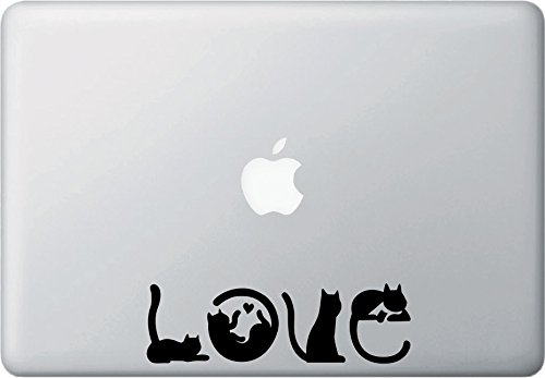 Cats Spell Love - Laptop Vinyl Transfer Decal (6.25