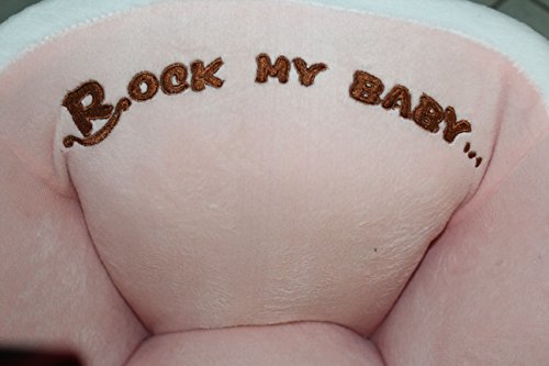 Sweety Toys 3563 Schaukeltier Schaukelpferd Kuh Stickerei mit Funktion Sound 'MUH' – Bild 4