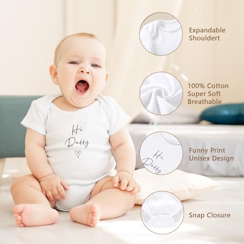 Image of 3 Pcs Pregnancy Announcement for Husband Baby Bodysuit Pregnancy Reveal Card Surprise Announcement Gifts Set