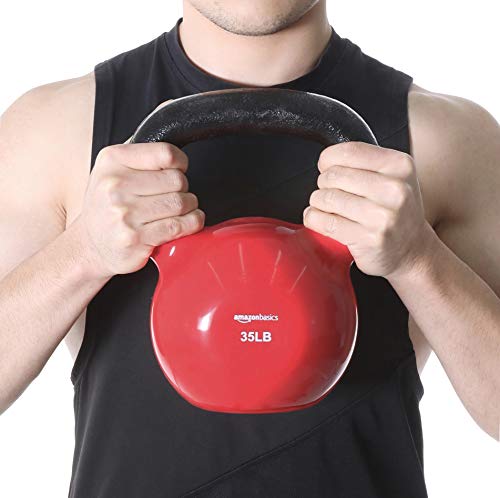 Image of Amazon Basics Vinyl Kettlebell
