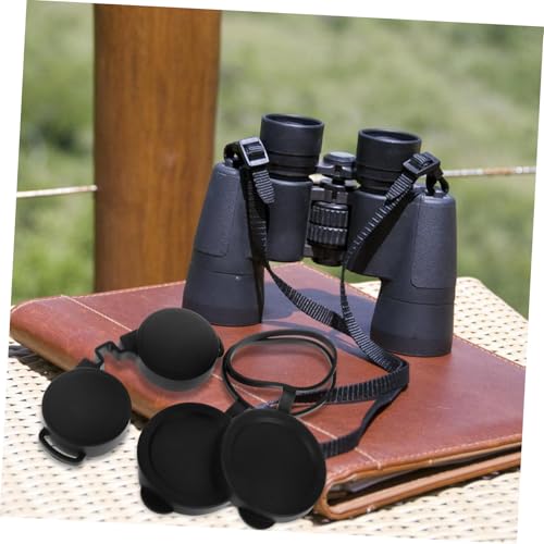 Cubiertas de lentes para binoculares 50 mm para evitar la pérdida de tapas originales 6