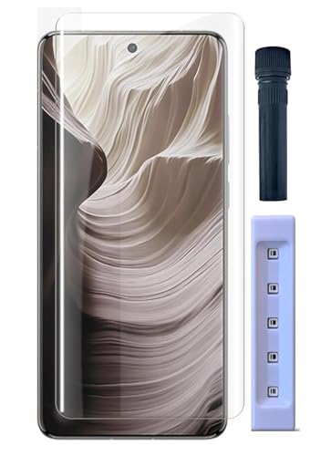 Image of MACLEN Ultra Premium HD Adavnced Glue UV Curved Tempered Glass for Tecno Camon 50 Pro 5G | With HD clearity full curved edge protection and Installation Kit