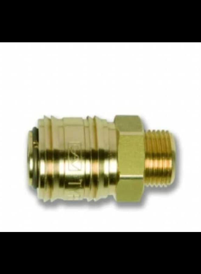 ABBASALI Brass quick coupling male 1/4''