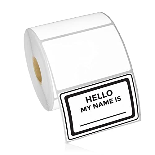 OfficeSmartLabels - 3" x 2" Direct Thermal Labels - Compatible with Zebra & Rollo Desktop Label Printers and More â€“ 1â€ Core, Permanent Adhesive & Perforated [750/Roll, 15000 Labels in 20 Rolls]