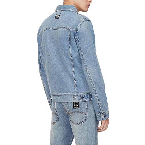 Armani Exchange Men's Denim Icon Logo Jacket2